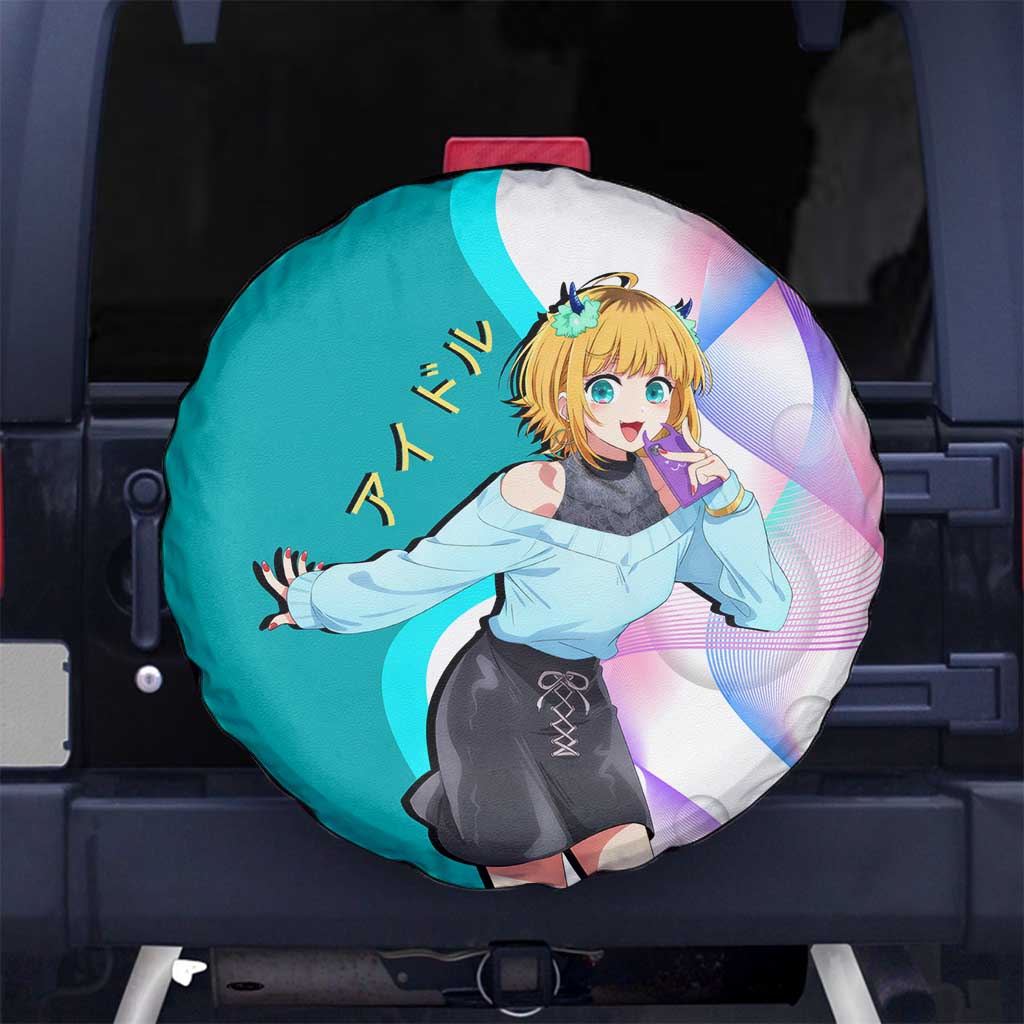 MEM-cho Idol Spare Tire Cover Playful Idol Anime Style