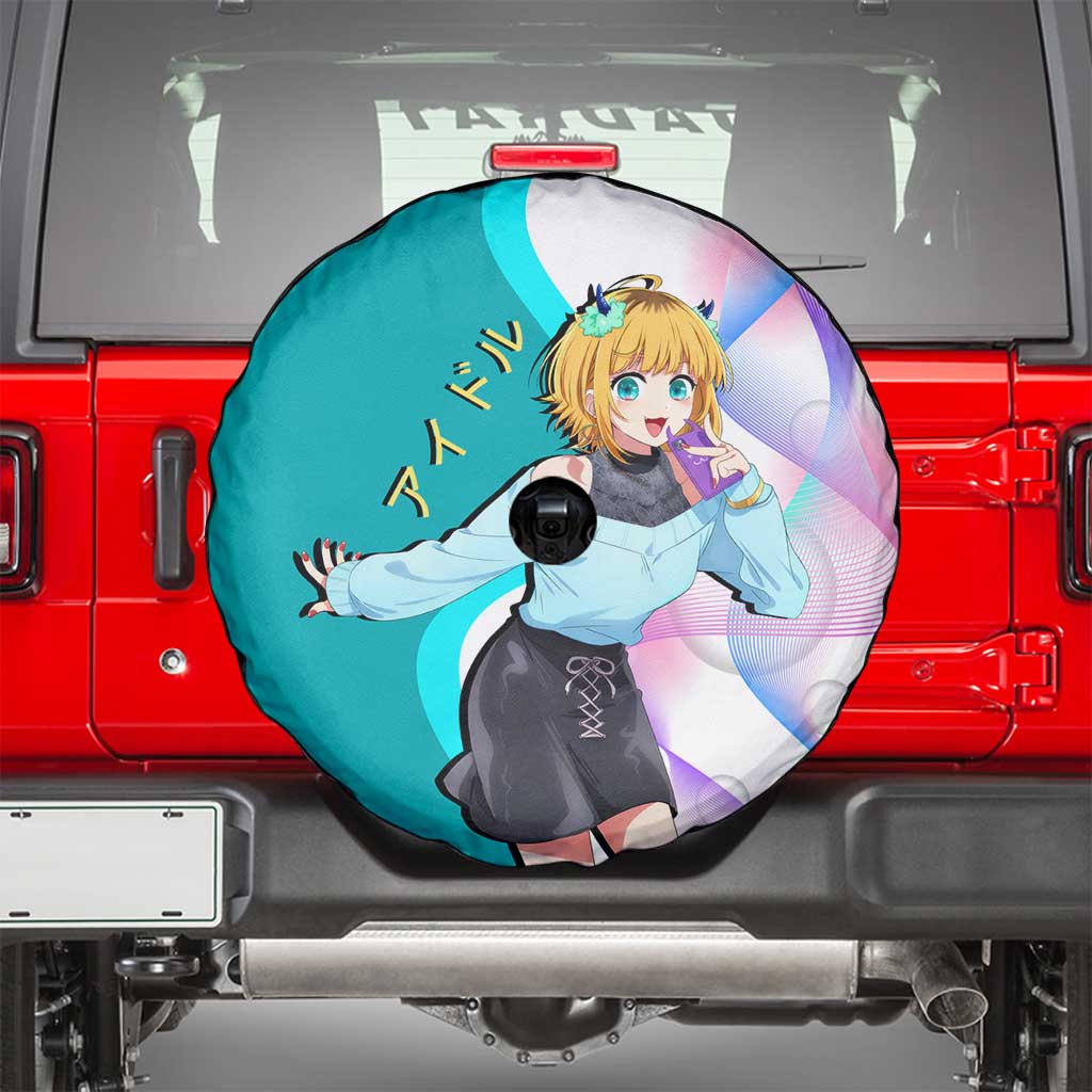 MEM-cho Idol Spare Tire Cover Playful Idol Anime Style