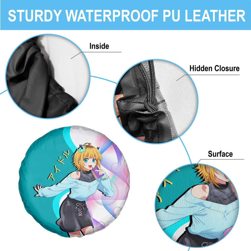 MEM-cho Idol Spare Tire Cover Playful Idol Anime Style