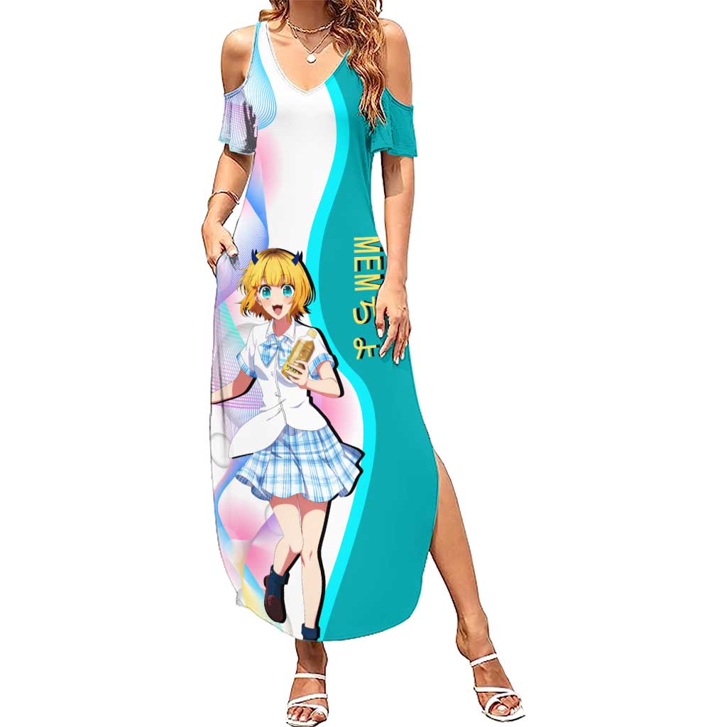 MEM-cho Idol Summer Maxi Dress Playful Idol Anime Style