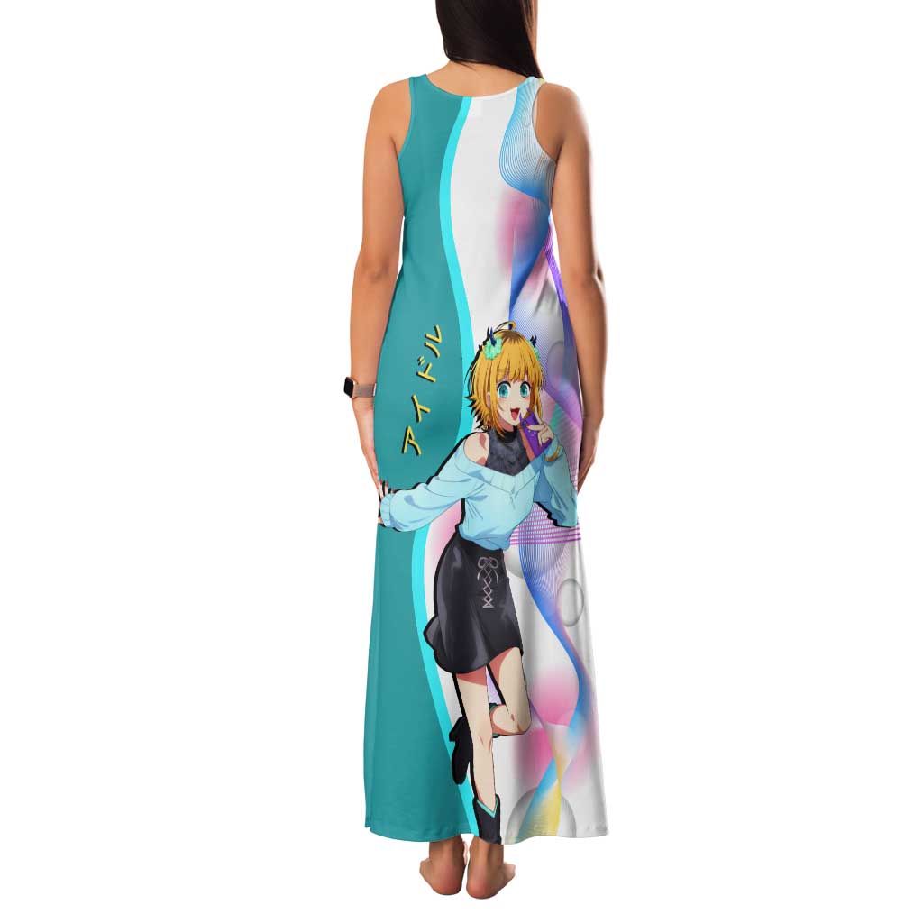 MEM-cho Idol Tank Maxi Dress Playful Idol Anime Style