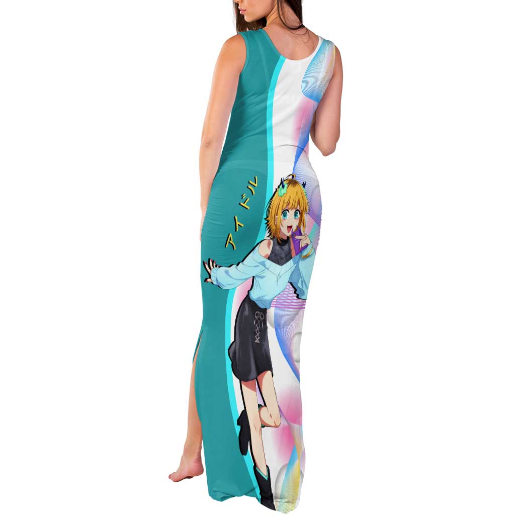 MEM-cho Idol Tank Maxi Dress Playful Idol Anime Style