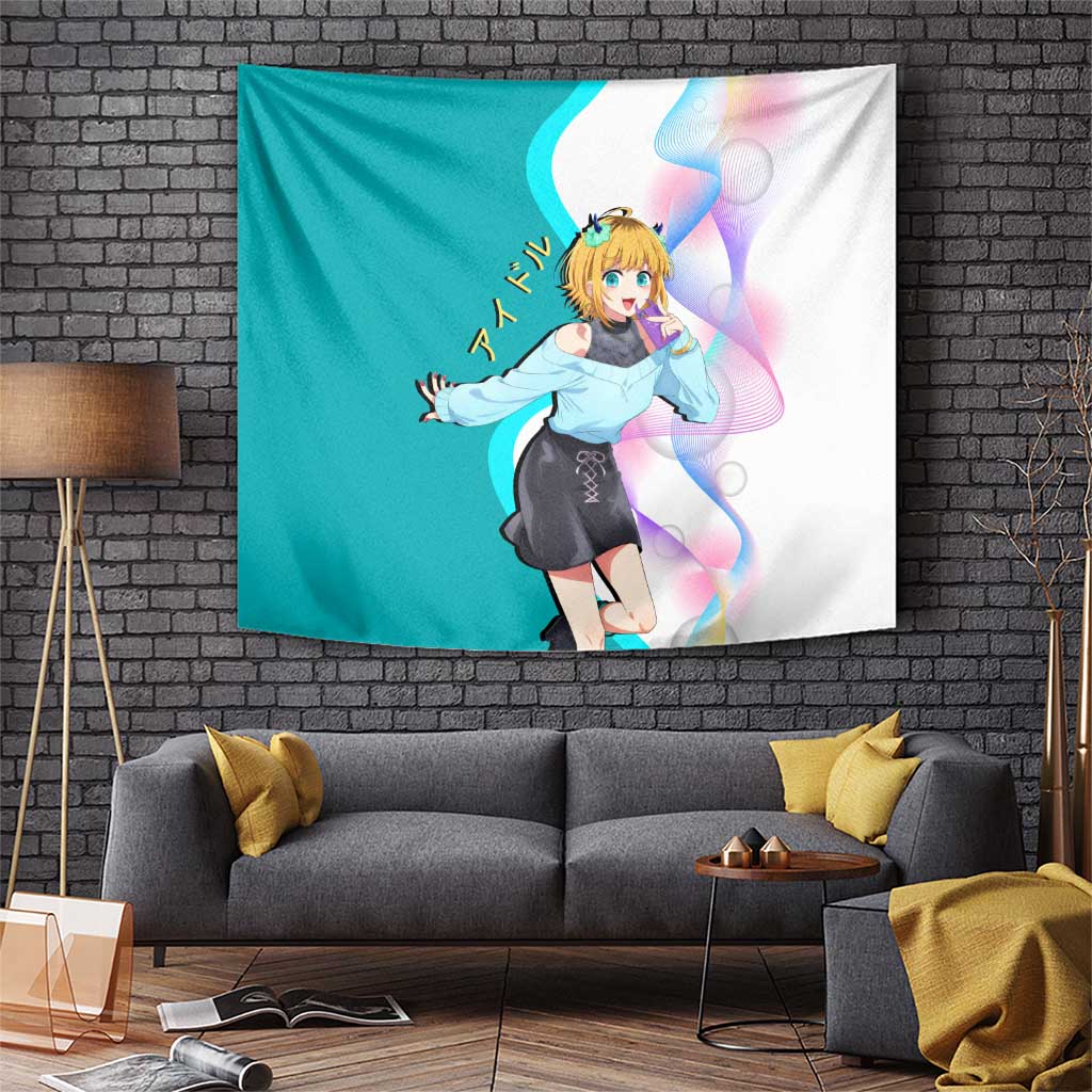 MEM-cho Idol Tapestry Playful Idol Anime Style