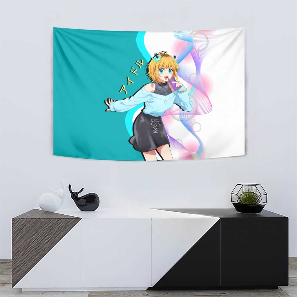 MEM-cho Idol Tapestry Playful Idol Anime Style