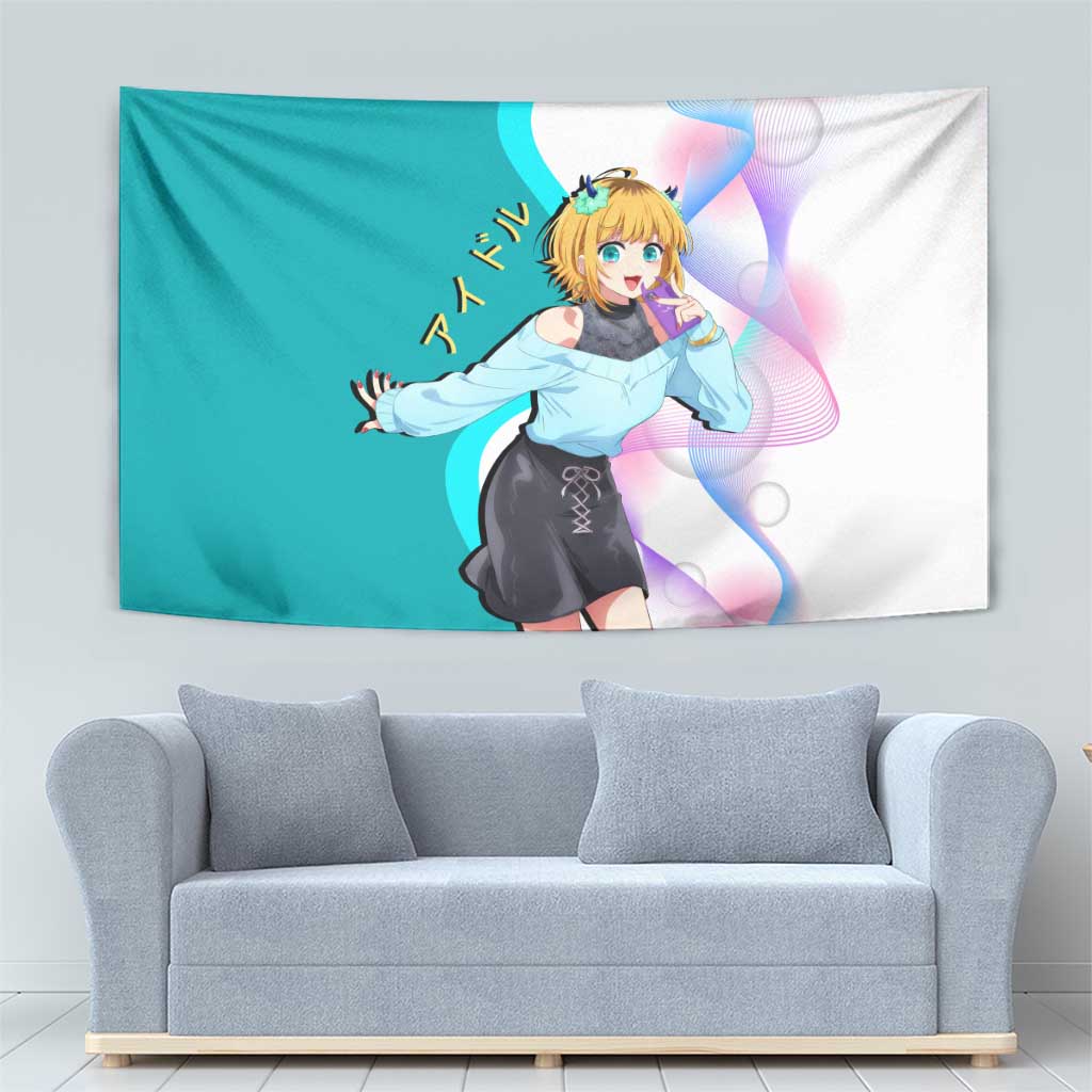 MEM-cho Idol Tapestry Playful Idol Anime Style
