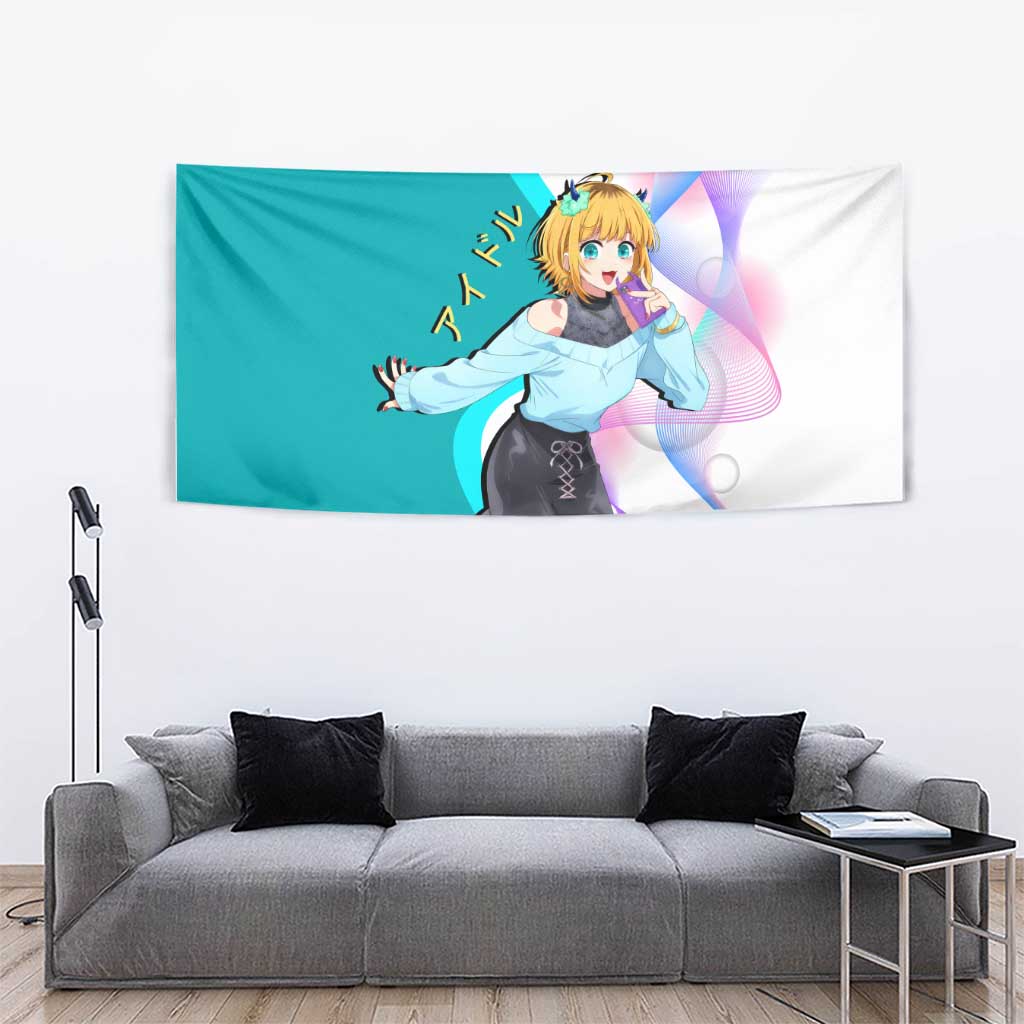 MEM-cho Idol Tapestry Playful Idol Anime Style
