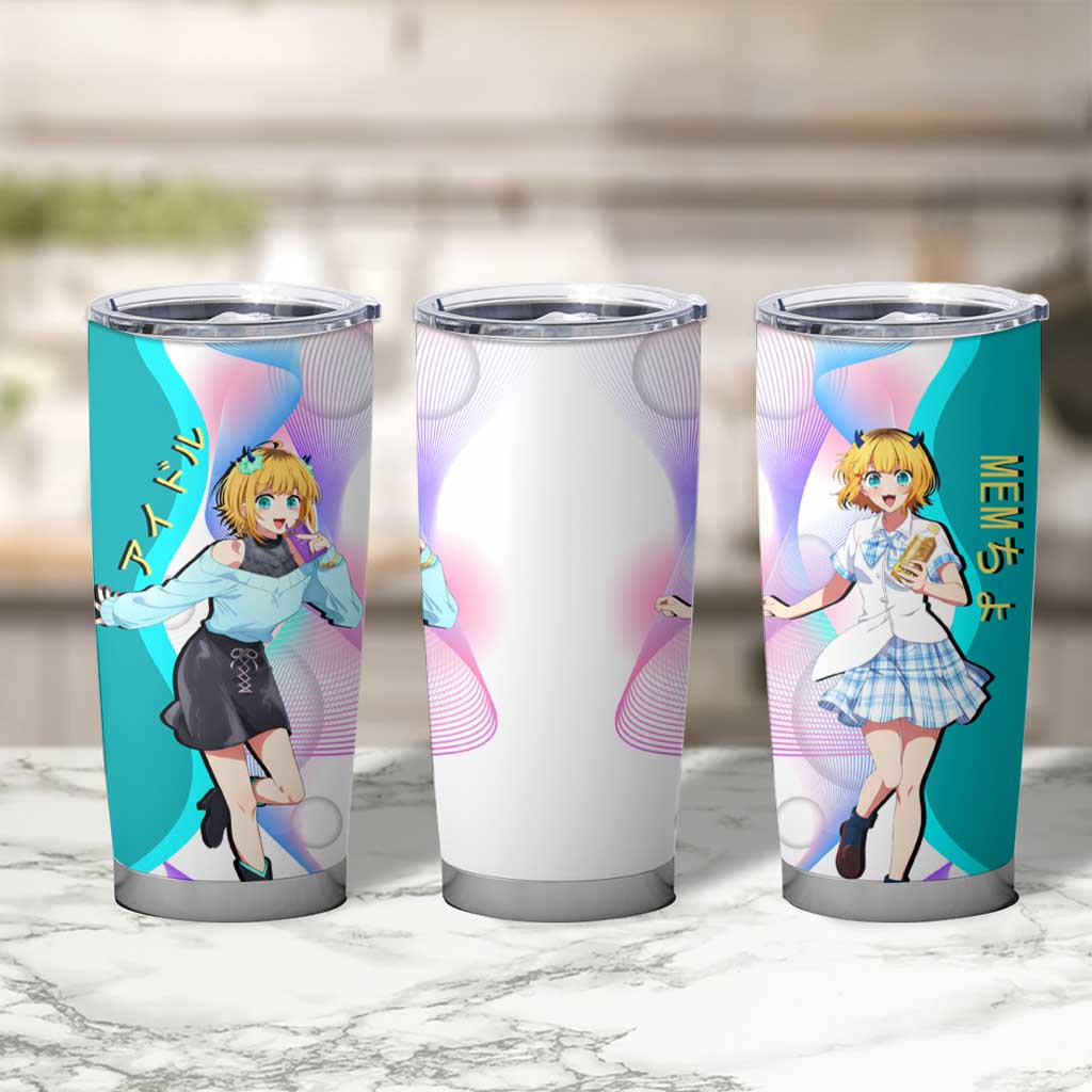 MEM-cho Idol Tumbler Cup Playful Idol Anime Style