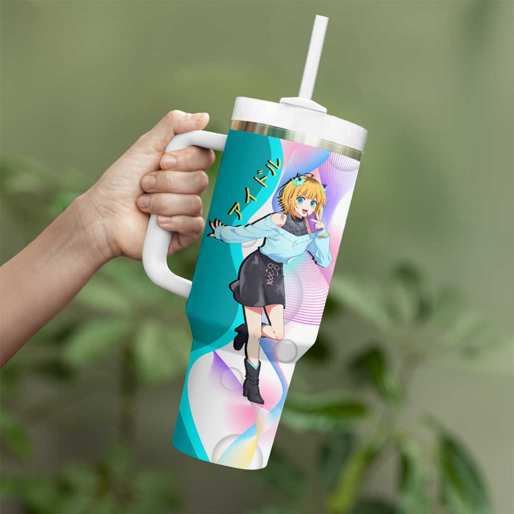 MEM-cho Idol Tumbler With Handle Playful Idol Anime Style