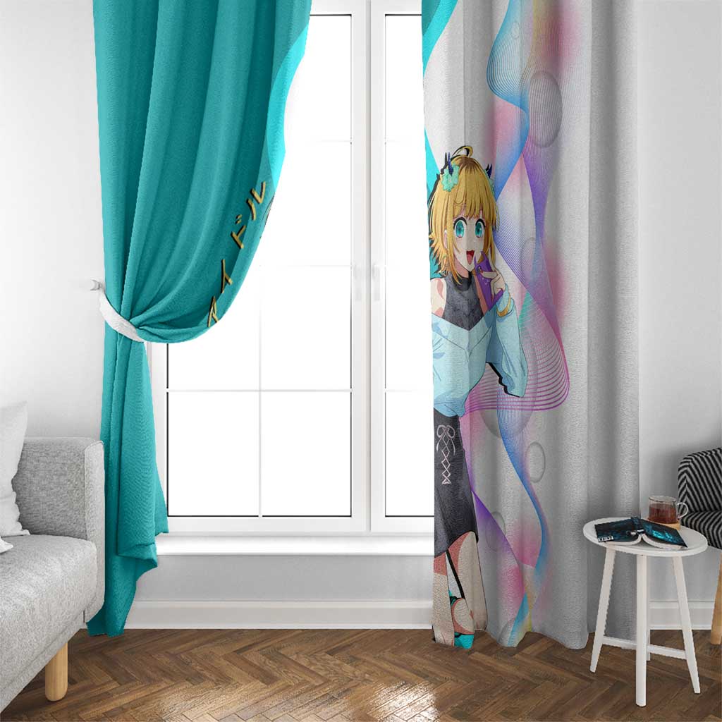 MEM-cho Idol Window Curtain Playful Idol Anime Style