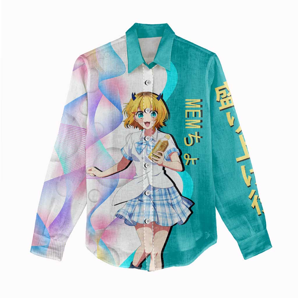 MEM-cho Idol Women Casual Shirt Playful Idol Anime Style