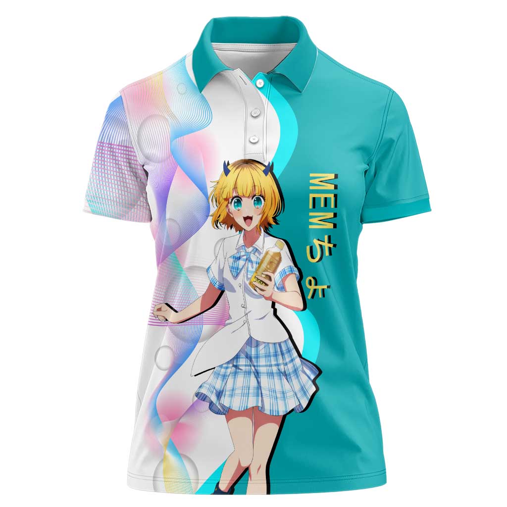 MEM-cho Idol Women Polo Shirt Playful Idol Anime Style