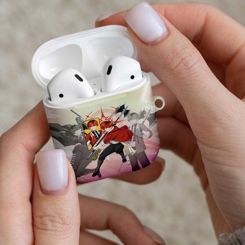 Stark Frieren Beyond Journey’s End AirPods Case Dynamic Anime Warrior Style
