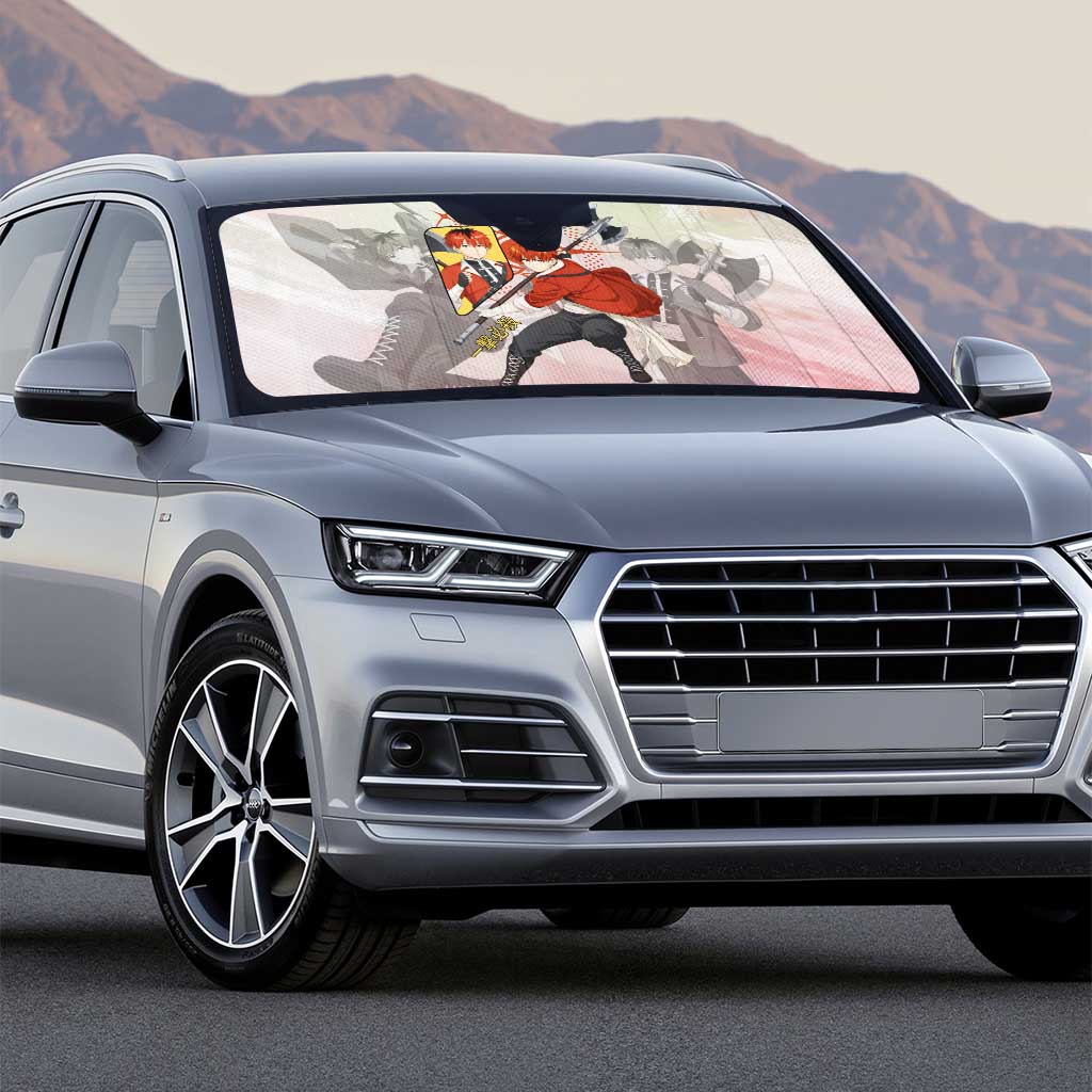Stark Frieren Beyond Journey’s End Auto Sun Shade Dynamic Anime Warrior Style
