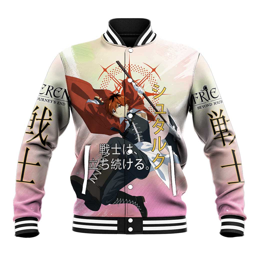 Stark Frieren Beyond Journey’s End Baseball Jacket Dynamic Anime Warrior Style