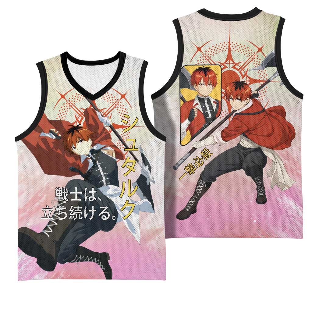 Stark Frieren Beyond Journey’s End Basketball Jersey Dynamic Anime Warrior Style