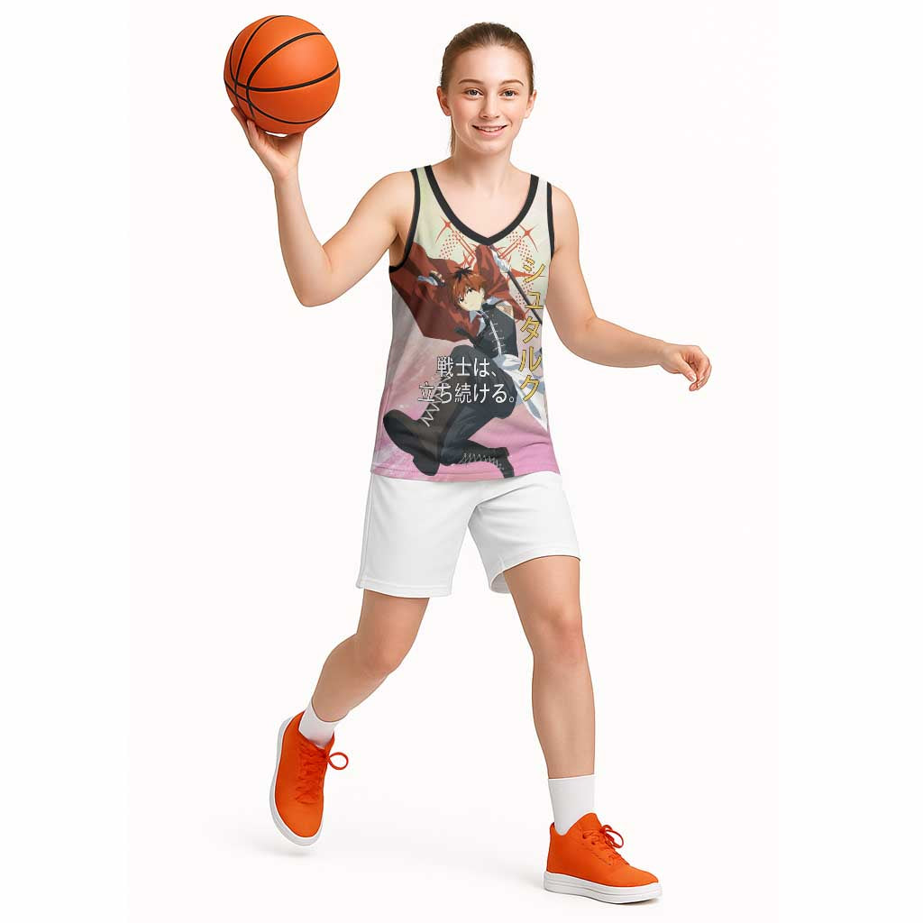 Stark Frieren Beyond Journey’s End Basketball Jersey Dynamic Anime Warrior Style