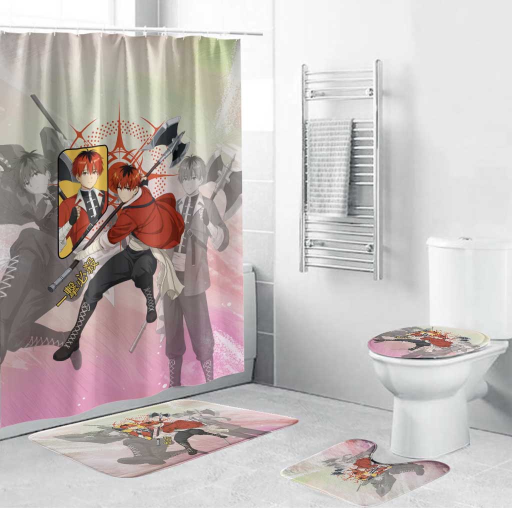 Stark Frieren Beyond Journey’s End Bathroom Set Dynamic Anime Warrior Style