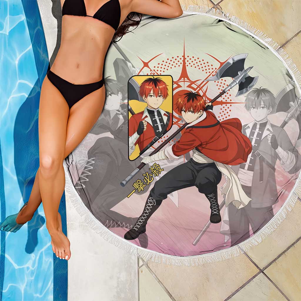 Stark Frieren Beyond Journey’s End Beach Blanket Dynamic Anime Warrior Style