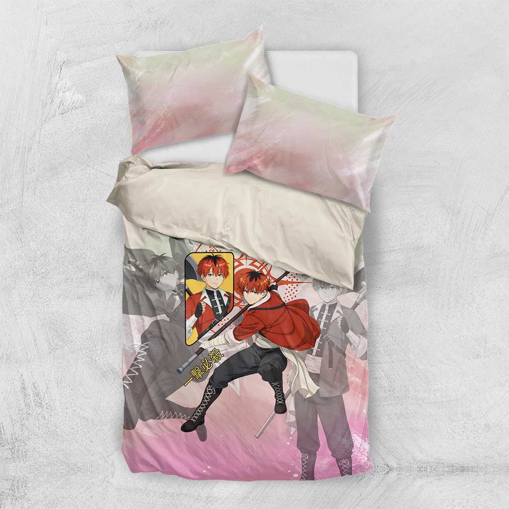 Stark Frieren Beyond Journey’s End Bedding Set Dynamic Anime Warrior Style