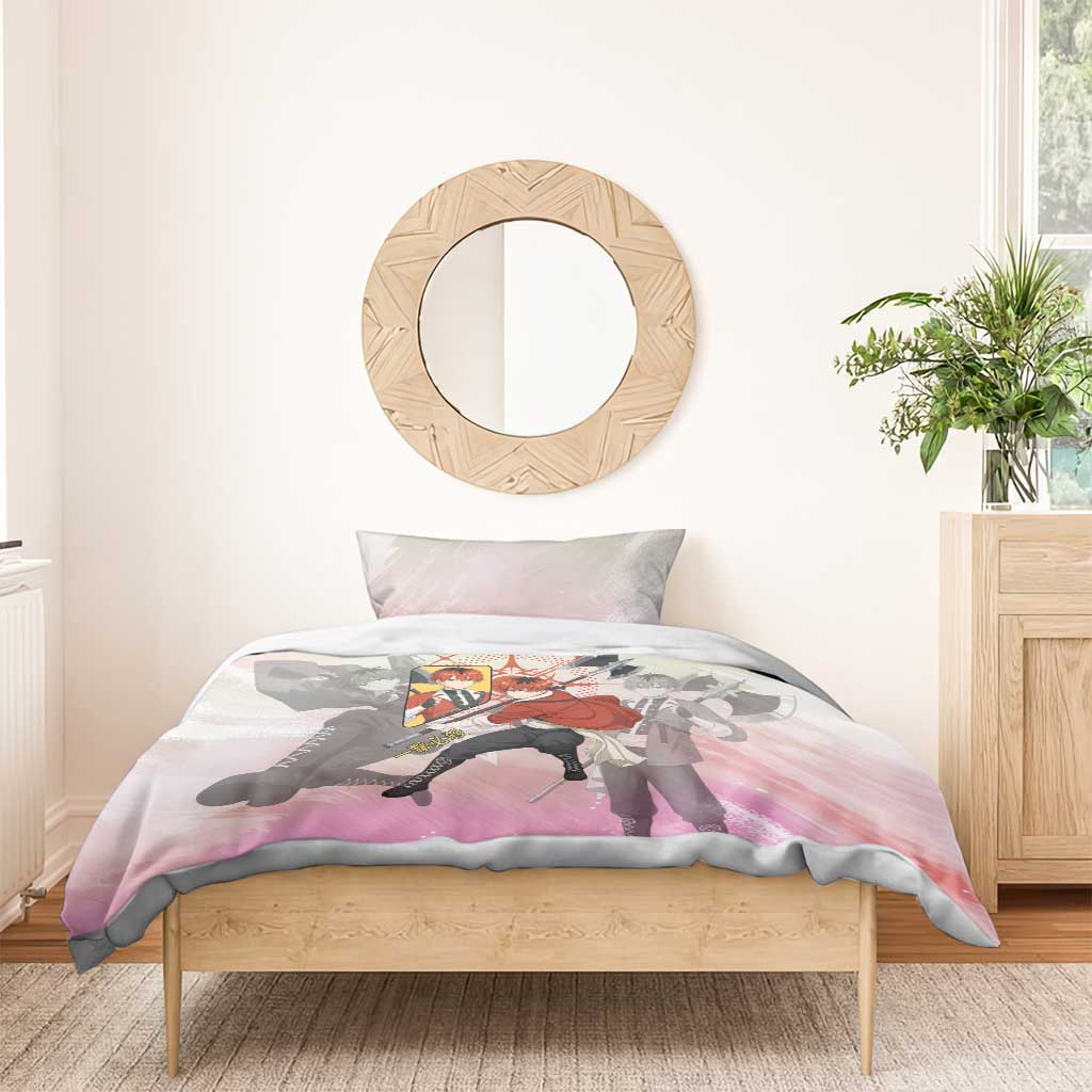 Stark Frieren Beyond Journey’s End Bedding Set Dynamic Anime Warrior Style