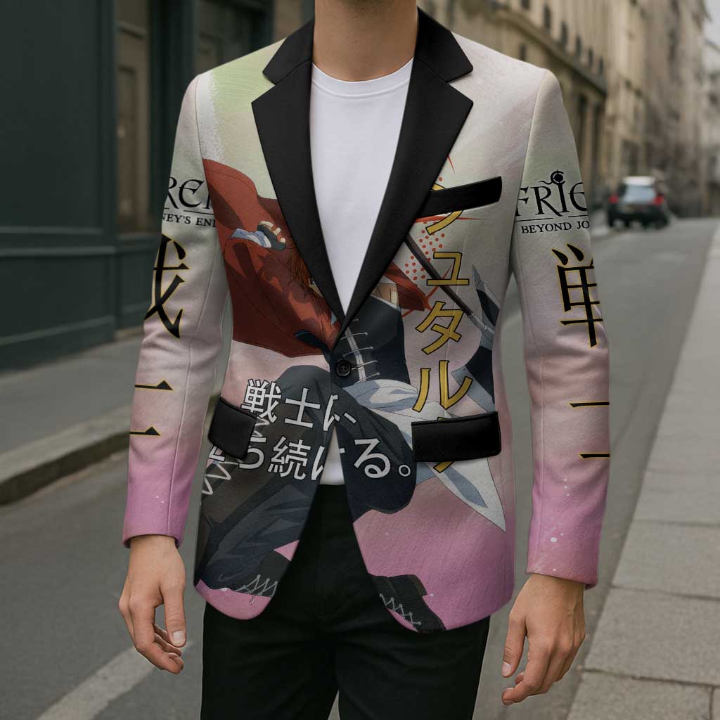 Stark Frieren Beyond Journey’s End Blazer Dynamic Anime Warrior Style
