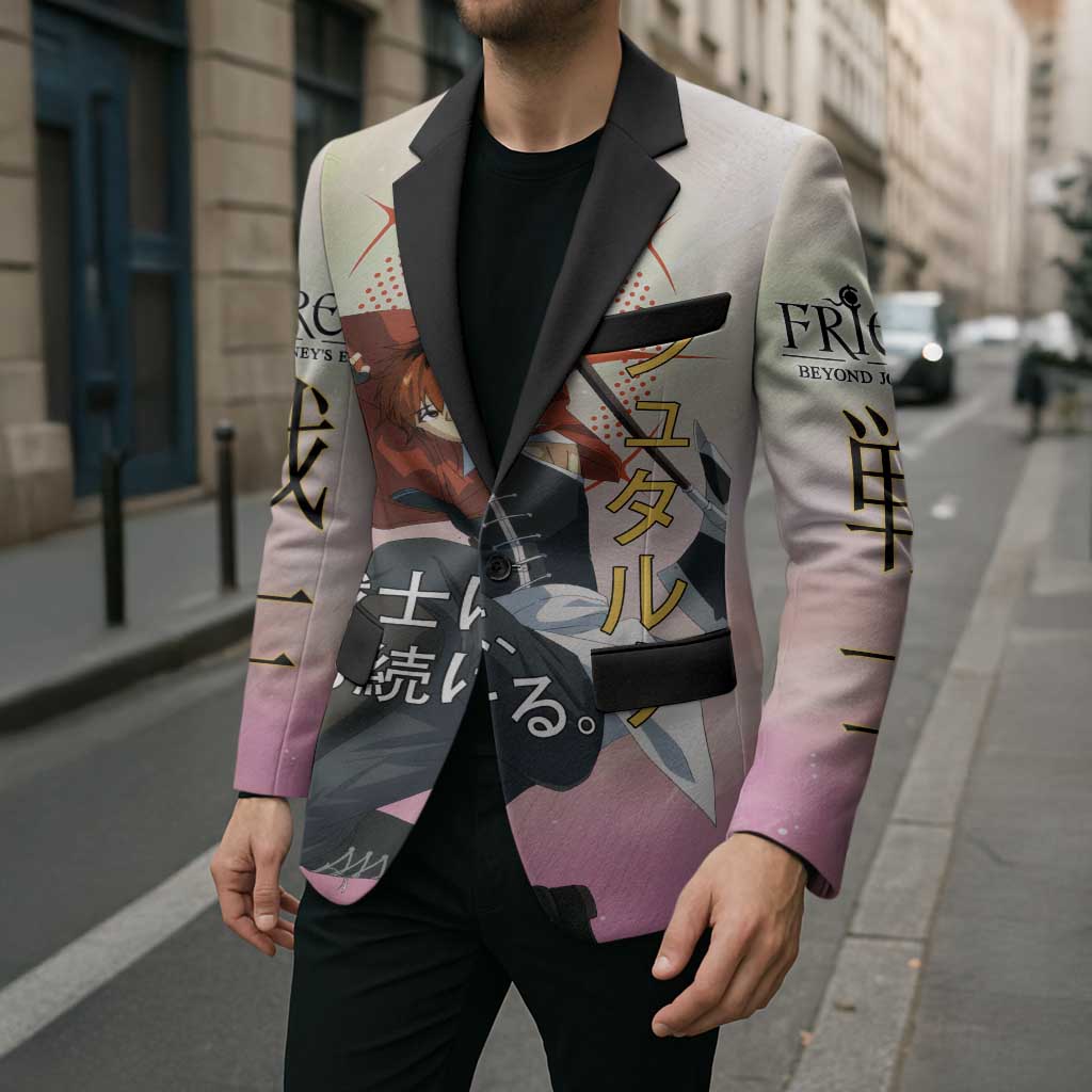 Stark Frieren Beyond Journey’s End Blazer Dynamic Anime Warrior Style