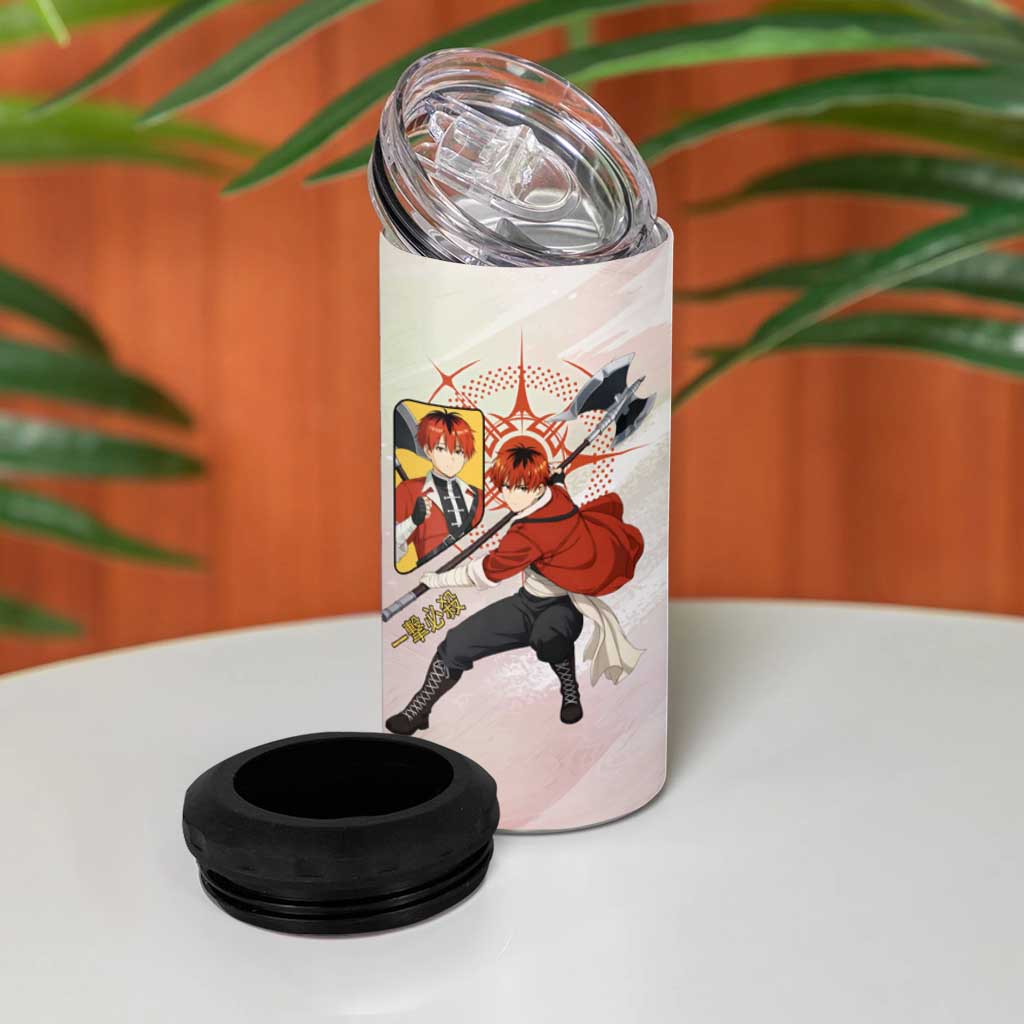 Stark Frieren Beyond Journey’s End 4 in 1 Can Cooler Tumbler Dynamic Anime Warrior Style
