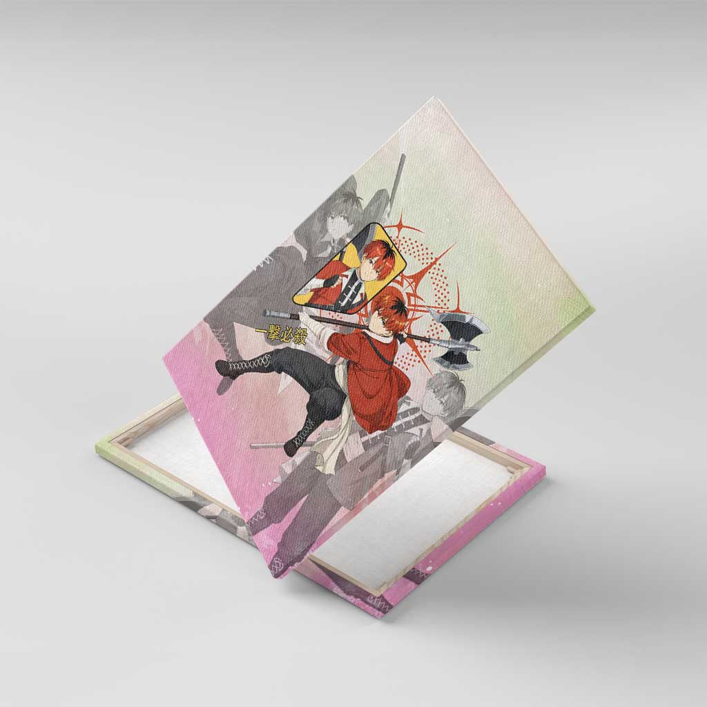 Stark Frieren Beyond Journey’s End Canvas Wall Art Dynamic Anime Warrior Style