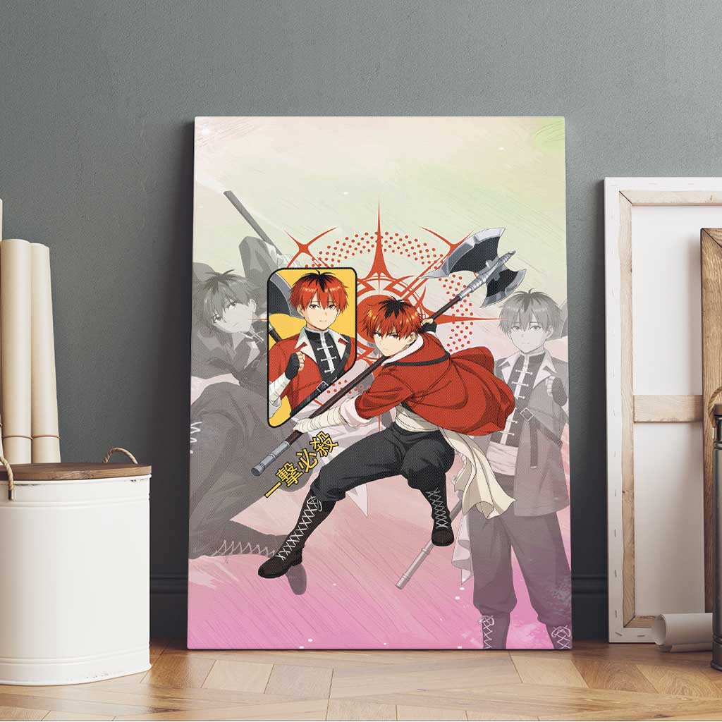 Stark Frieren Beyond Journey’s End Canvas Wall Art Dynamic Anime Warrior Style