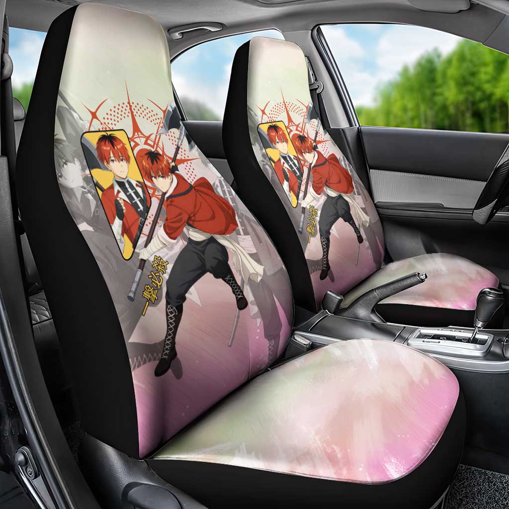 Stark Frieren Beyond Journey’s End Car Seat Cover Dynamic Anime Warrior Style