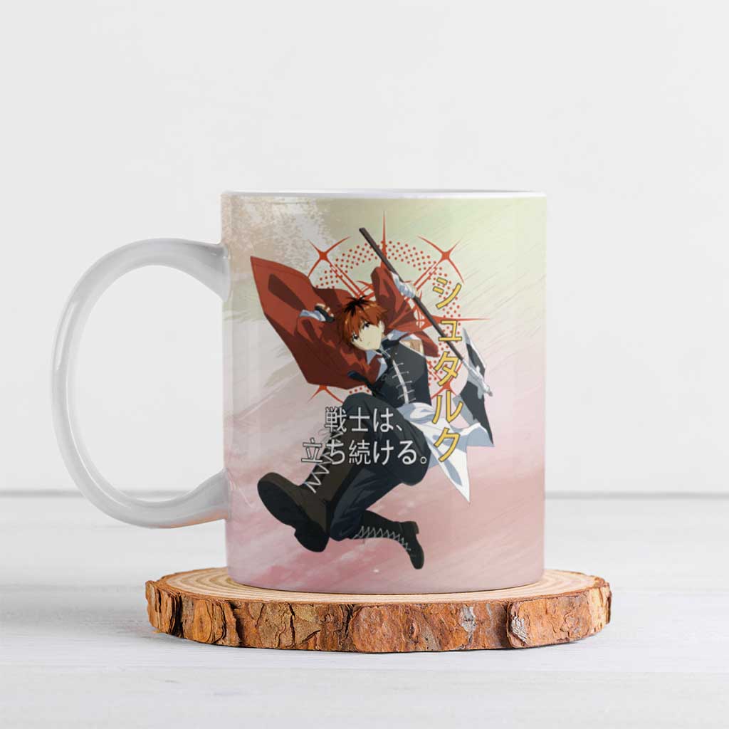 Stark Frieren Beyond Journey’s End Ceramic Mug Dynamic Anime Warrior Style