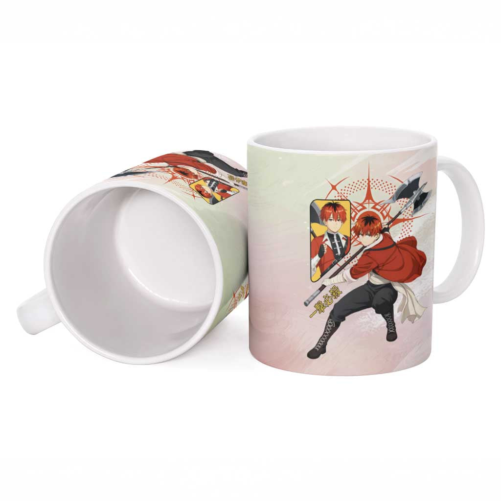 Stark Frieren Beyond Journey’s End Ceramic Mug Dynamic Anime Warrior Style