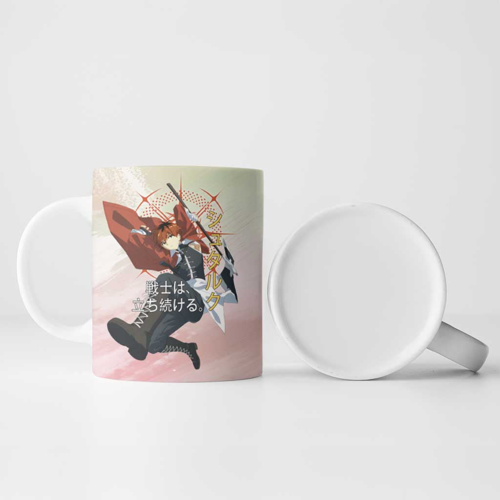 Stark Frieren Beyond Journey’s End Ceramic Mug Dynamic Anime Warrior Style