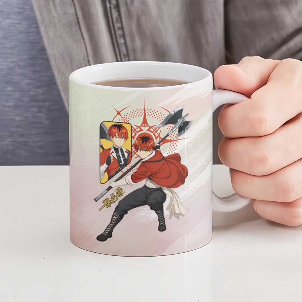 Stark Frieren Beyond Journey’s End Ceramic Mug Dynamic Anime Warrior Style