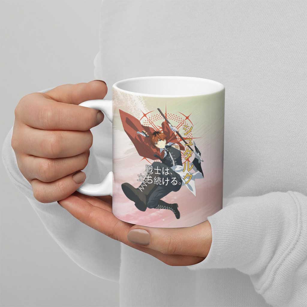 Stark Frieren Beyond Journey’s End Ceramic Mug Dynamic Anime Warrior Style