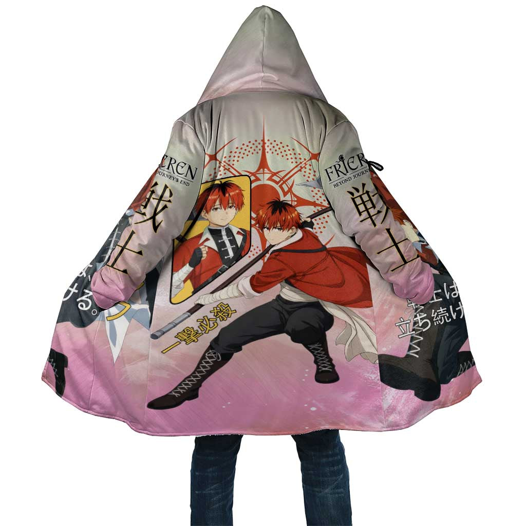 Stark Frieren Beyond Journey’s End Cloak Dynamic Anime Warrior Style