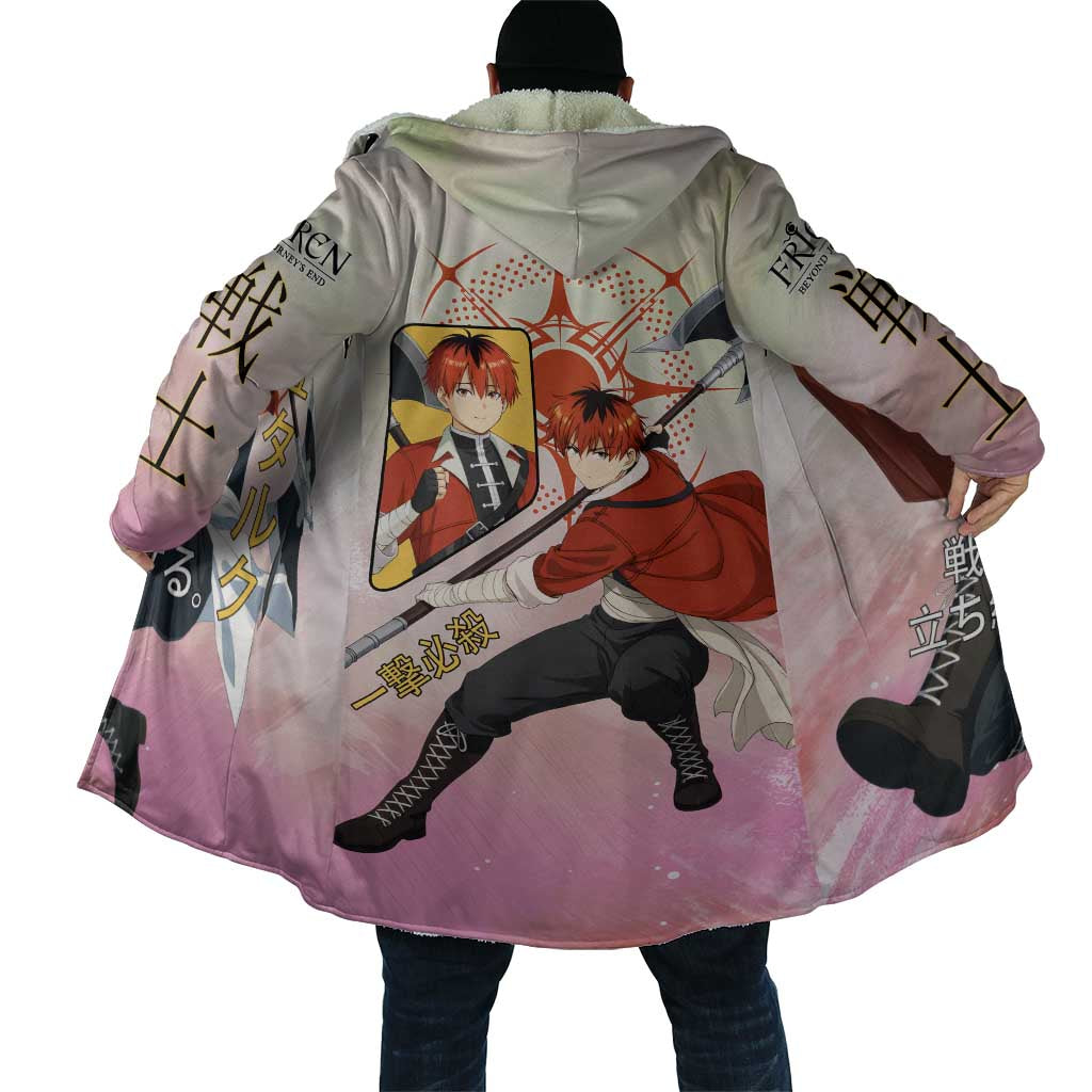 Stark Frieren Beyond Journey’s End Cloak Dynamic Anime Warrior Style