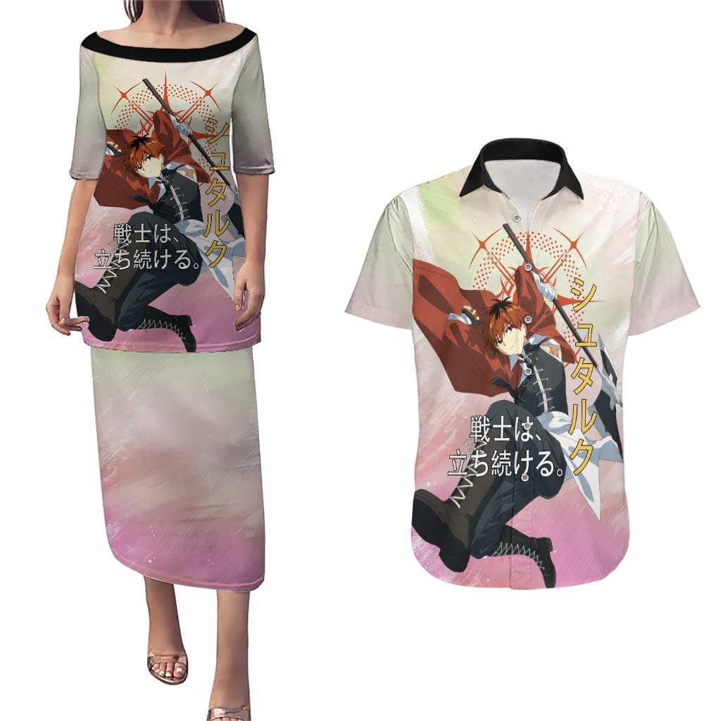 Stark Frieren Beyond Journey’s End Couples Matching Puletasi and Hawaiian Shirt Dynamic Anime Warrior Style