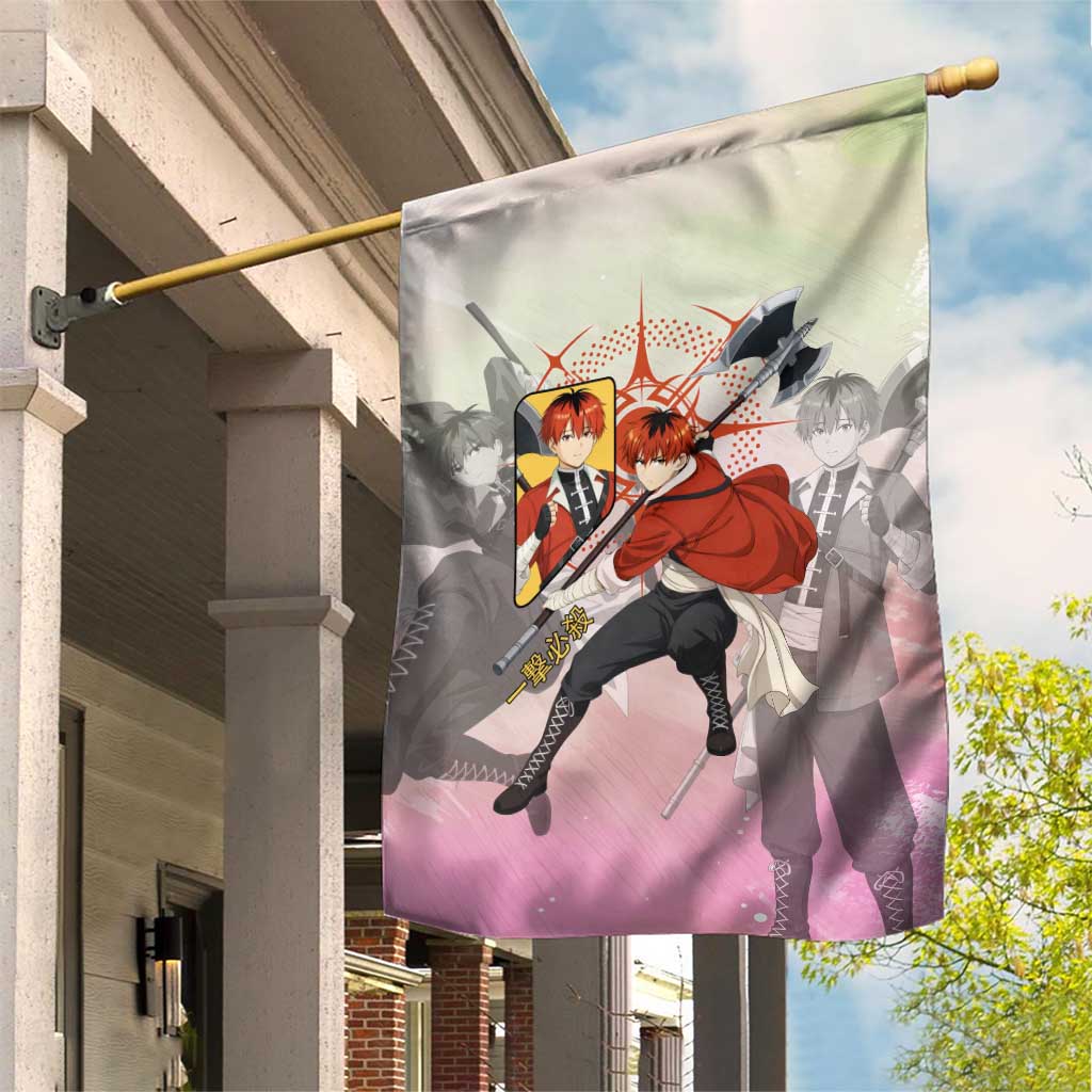 Stark Frieren Beyond Journey’s End Garden Flag Dynamic Anime Warrior Style