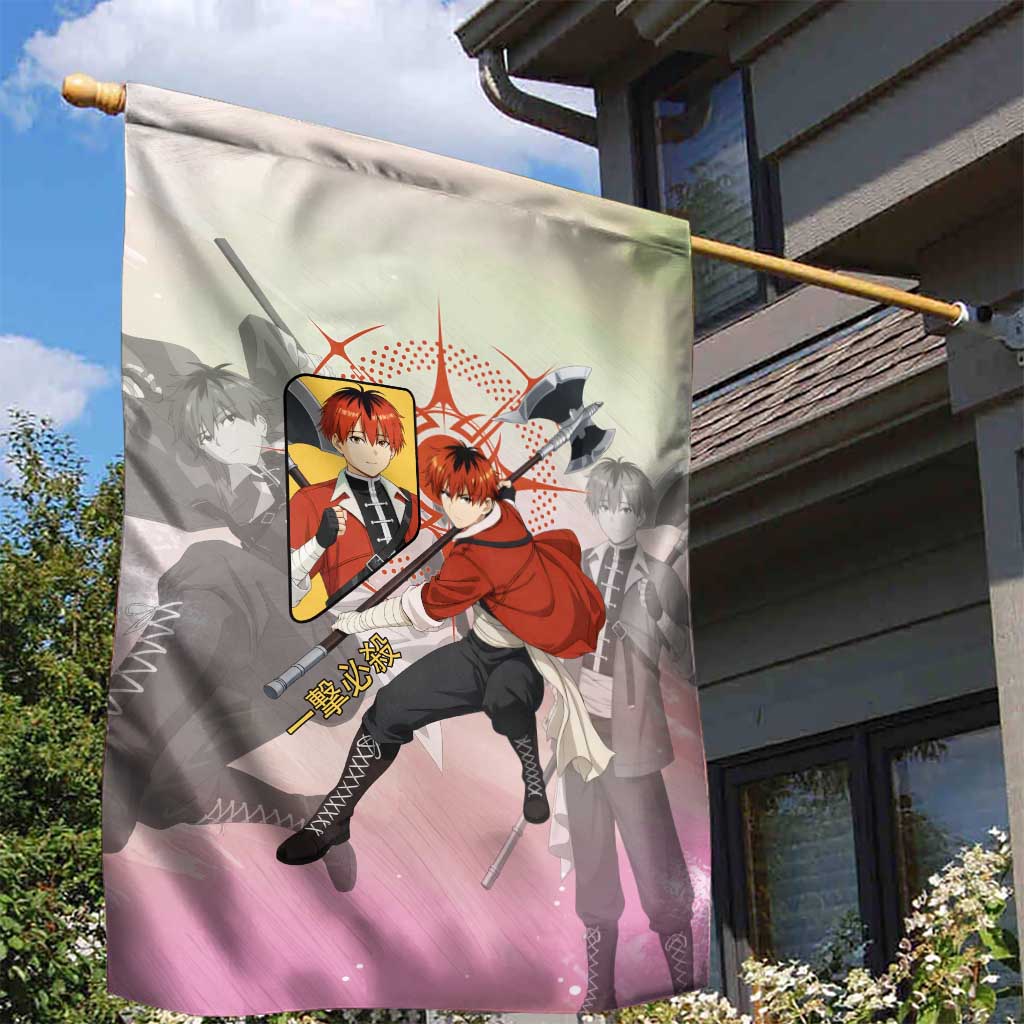 Stark Frieren Beyond Journey’s End Garden Flag Dynamic Anime Warrior Style