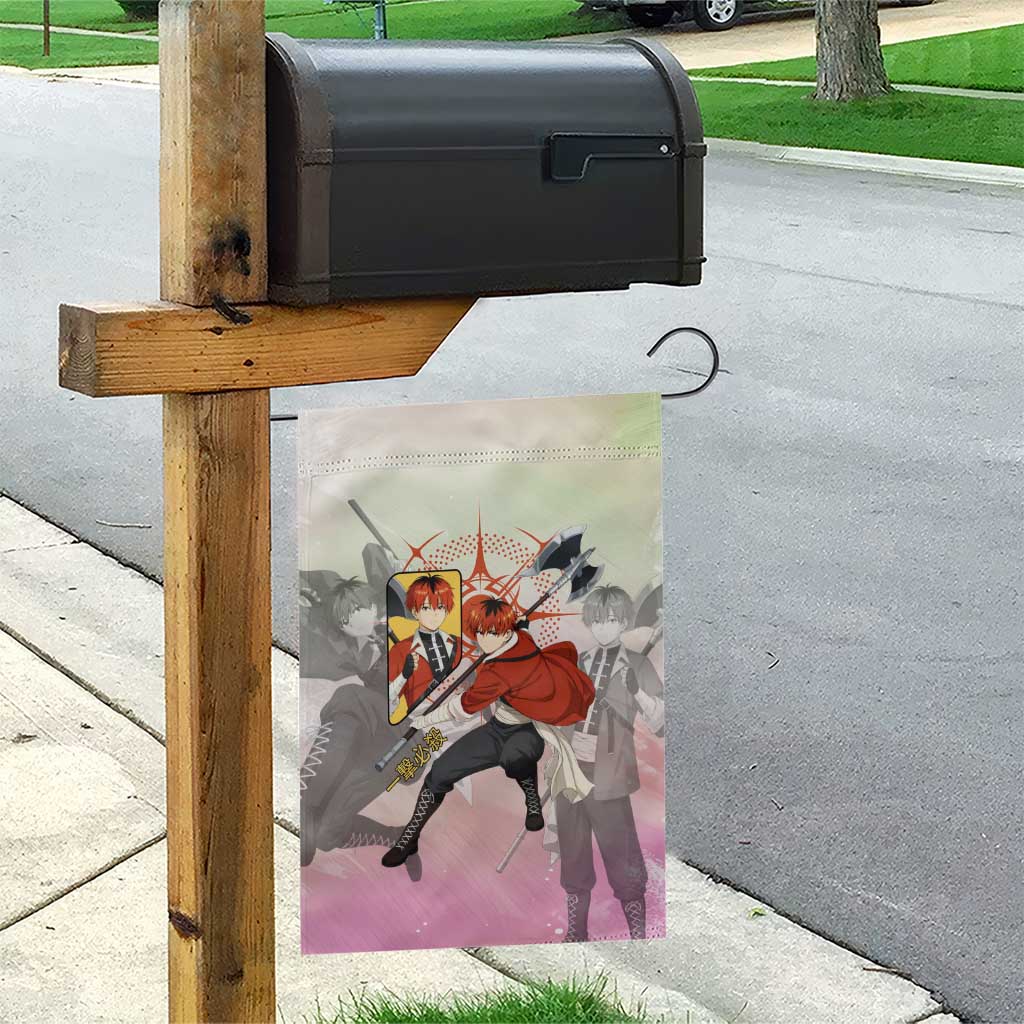 Stark Frieren Beyond Journey’s End Garden Flag Dynamic Anime Warrior Style