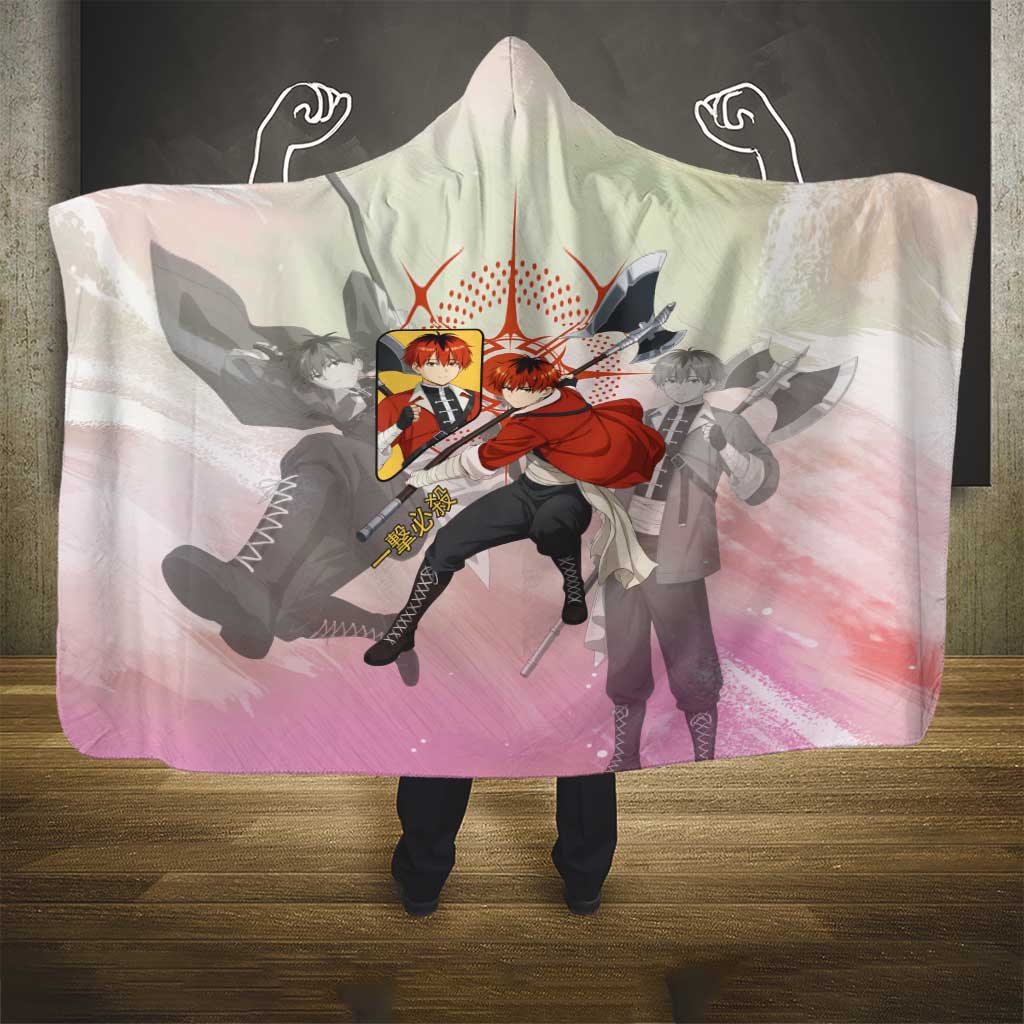 Stark Frieren Beyond Journey’s End Hooded Blanket Dynamic Anime Warrior Style
