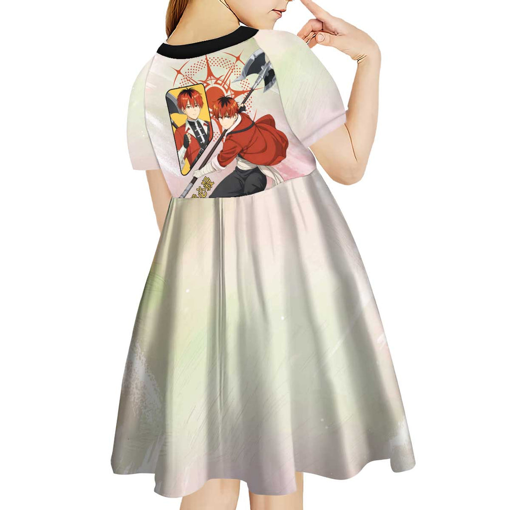 Stark Frieren Beyond Journey’s End Kid Short Sleeve Dress Dynamic Anime Warrior Style