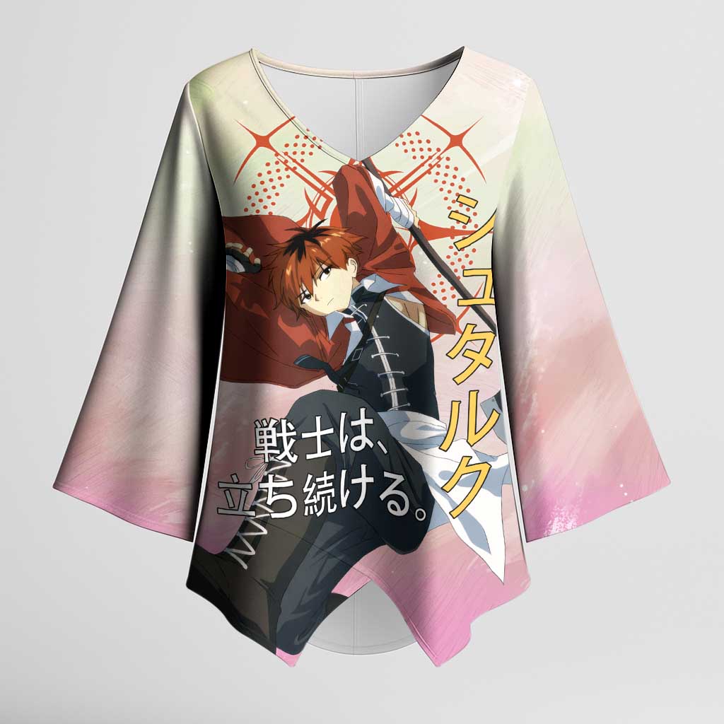 Stark Frieren Beyond Journey’s End Kimono Sleeve Blouse Dynamic Anime Warrior Style