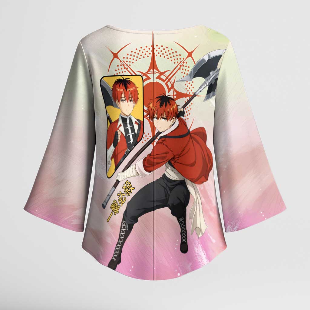 Stark Frieren Beyond Journey’s End Kimono Sleeve Blouse Dynamic Anime Warrior Style