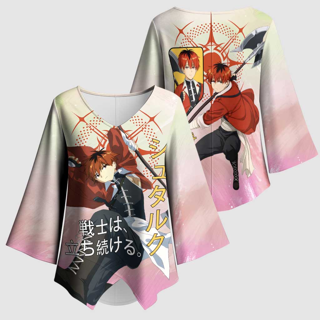 Stark Frieren Beyond Journey’s End Kimono Sleeve Blouse Dynamic Anime Warrior Style