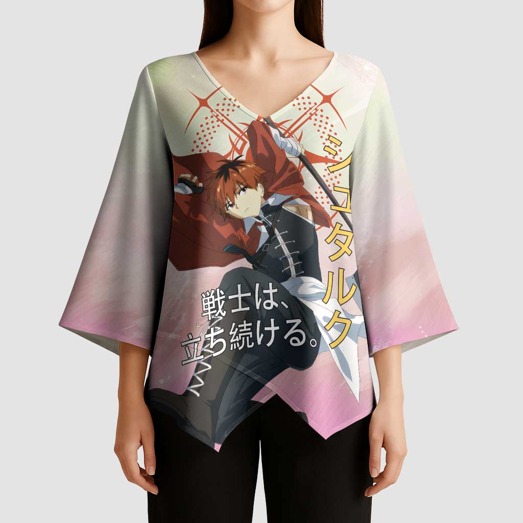 Stark Frieren Beyond Journey’s End Kimono Sleeve Blouse Dynamic Anime Warrior Style