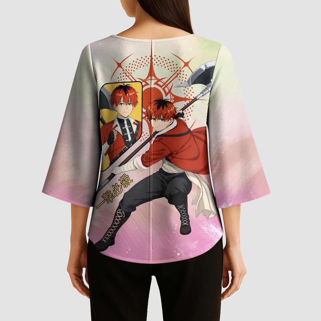 Stark Frieren Beyond Journey’s End Kimono Sleeve Blouse Dynamic Anime Warrior Style