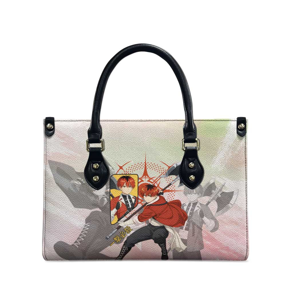Stark Frieren Beyond Journey’s End Leather Bag Dynamic Anime Warrior Style