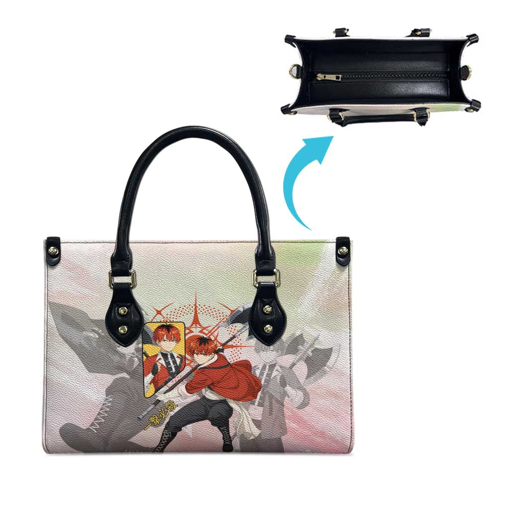 Stark Frieren Beyond Journey’s End Leather Bag Dynamic Anime Warrior Style